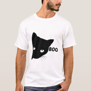 T-shirt Chat noir boo cadeau d'Halloween chats