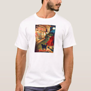 T-shirt Chat noir Chouette à la sorcière