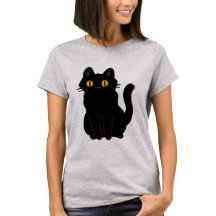 Chat noir classique d'Halloween mignonne