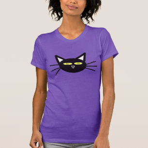 T-shirt Chat noir d'Halloween