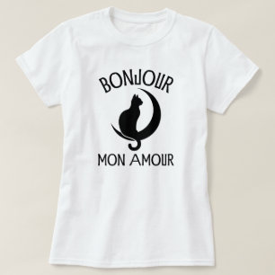 T-shirt Chat Noir Drôle Dire Citation Cat