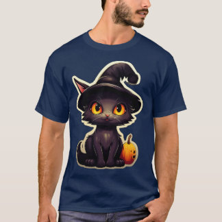 T-shirt Chat noir en sorcières Casquette Chats noirs Éffra