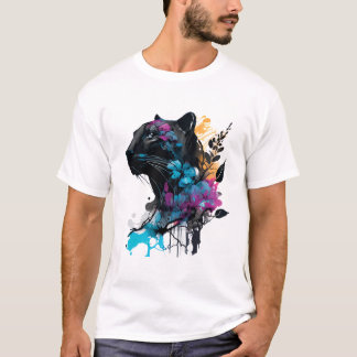 T-shirt Chat Noir Géant Mignon