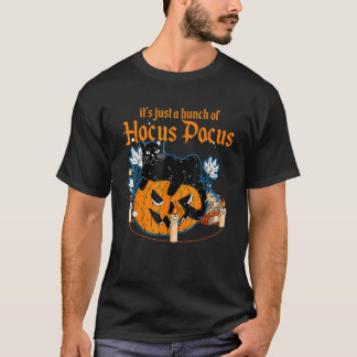 T-shirt Chat Noir Lune Drôle de Costume Halloween Bunch Of
