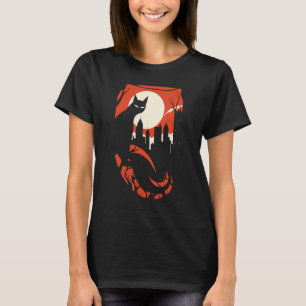 T-shirt Chat noir maléfique