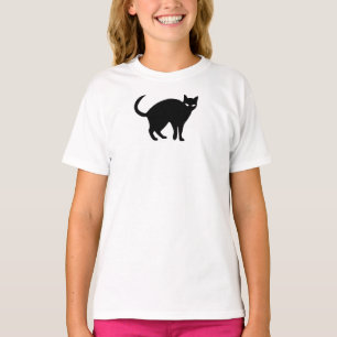 T-shirt Chat noir mignon Chemise Halloween