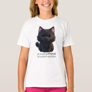 T-shirt Chat noir moelleux