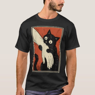 T-shirt Chat Noir Mordant
