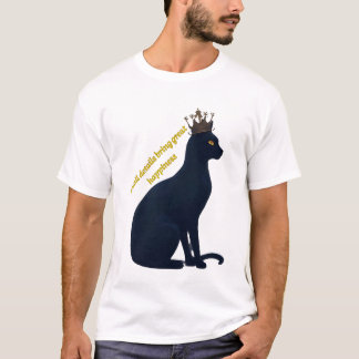 T-shirt Chat noir royal