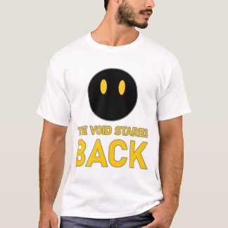 T-shirt Chat Noir Yeux Vides Le Vide Vous Regarde