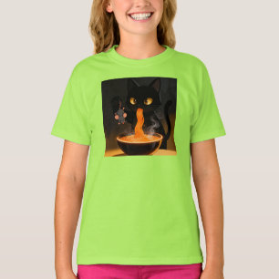 T-shirt Chat Obsidienne & Souris Audacieuse – Fête de Rame
