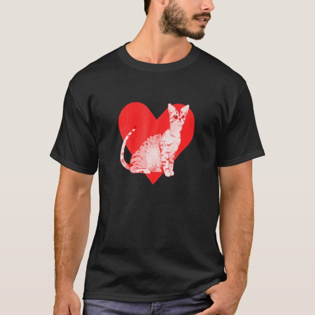 T-shirt Chat Ocicat (Devant)
