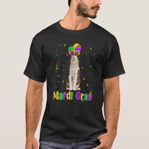 T-shirt Chat Oriental Mardi Gras Meowdi Gras Kitten Masque