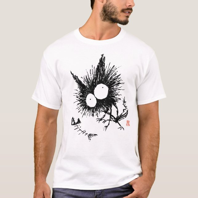 T-shirt Chat osseux et Fishbone (Devant)