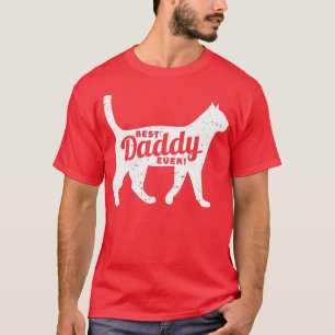 T-shirt Chat Papa Papa Pet Adulte Fête des pères Hommes
