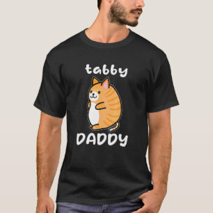 T-shirt Chat Papa Tigré Graphique disant 1