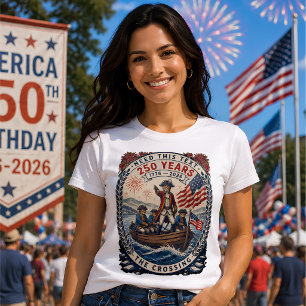 T-shirt Chat Patriotique 250 Ans Anniversaire Amérique 