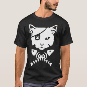 T-shirt Chat pirate mignon drôle