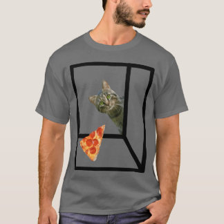 T-shirt chat pizza garçon