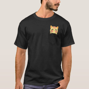 T-shirt Chat Pocket Chat Tshir Chat Chat Femmes Hommes Ga