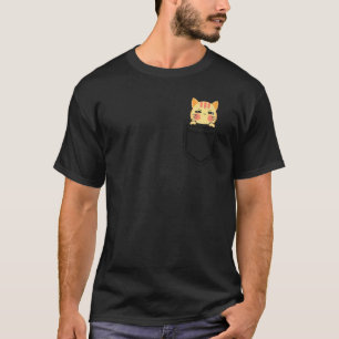 T-shirt Chat Pocket Chat Tshir Chat Chaton Femmes Hommes G