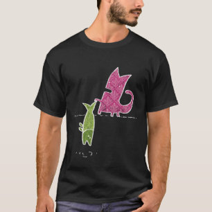 T-shirt Chat+poissons