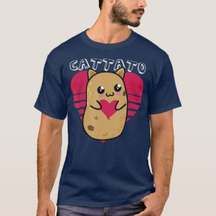 T-shirt Chat Pomme de terre Cattato Hilarious Design de no