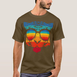 T-shirt Chat prédateur vintage