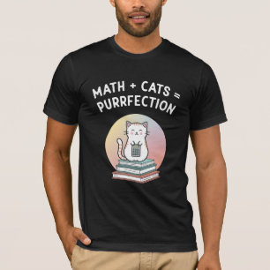 T-shirt Chat Prof de Maths Drôle Pi Science Nerd