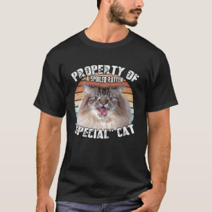 T-shirt Chat Propriété Spéciale Vintage Années Quatre-Ving