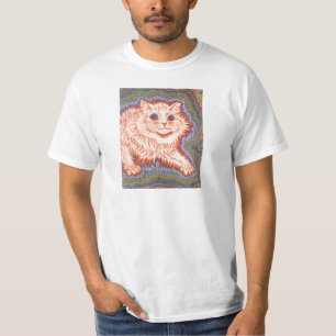 T-shirt Chat Psychédélique Vintage De Louis Wain