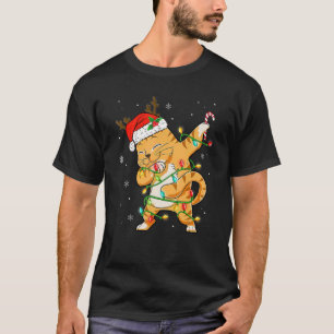 T-shirt Chat qui fait le dab Père Noël Noël Enfants Garçon