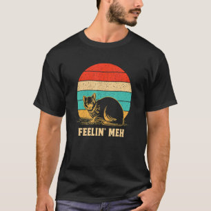 T-shirt Chat qui se sent meh ChatLazy Kitten Inactif Intr