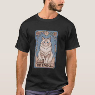 T-shirt Chat Ragdoll Carte Tarot, Chat Mystérieux