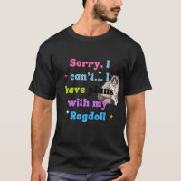 T-Shirt Chat Ragdoll - Unisex, Enfants & Adultes