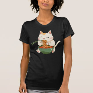 T-shirt Chat Ramen – Conception Anime Mignonne d'Amour de 