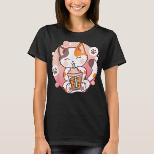 T-shirt Chat Ramen Japonais de Style Vintage Kawaii