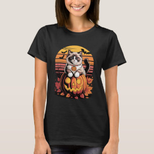 T-shirt Chat Rétro Halloween Ragdoll Chats Chiot