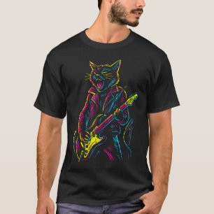 T-shirt Chat Rock And Roll