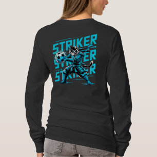 T-shirt Chat Samouraï Sportif Striker Femme