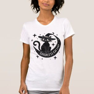T-shirt Chat sans enfant Lady Harris Walz Halloween Pastel