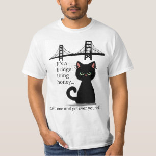 T-shirt Chat Sarcastique "surmontez-vous !" insultant drôl