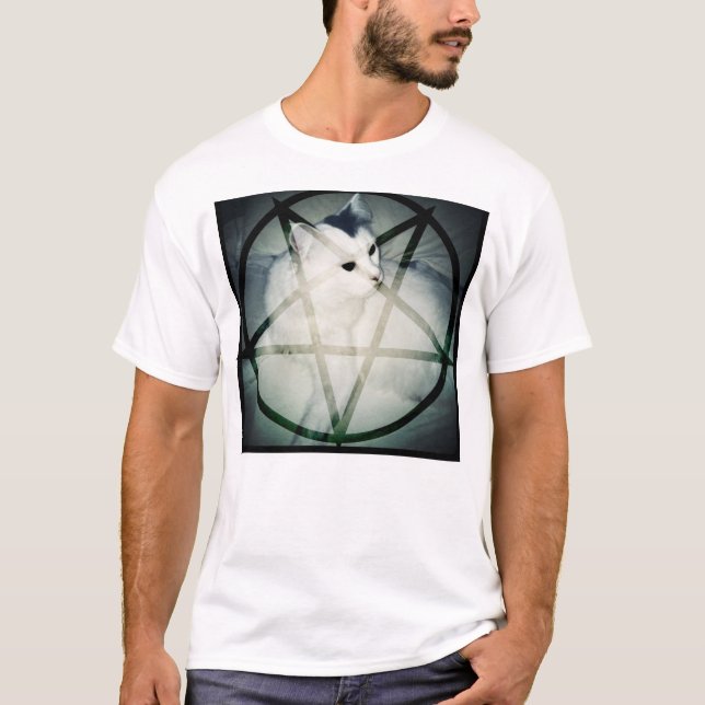 T-shirt chat satan (Devant)