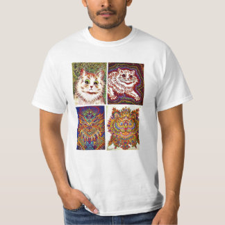 T-shirt chat schizophrène