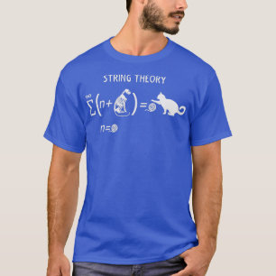 T-shirt Chat Schrodingers est vivant mort Théorie des cord