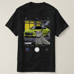 T-shirt Chat Selfie Nissan 400z