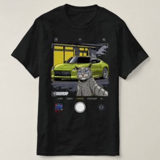 T-shirt Chat Selfie Nissan 400z