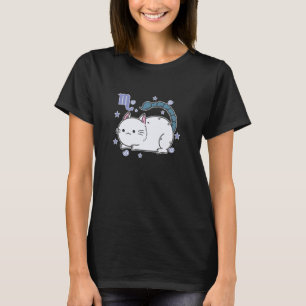 T-shirt Chat Signe Zodiaque Scorpion