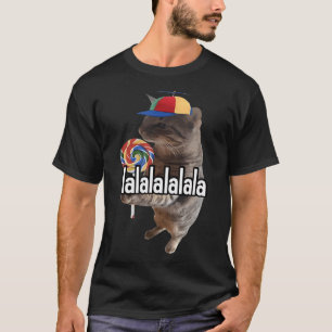T-shirt Chat Silly Avec Mème Lollipop