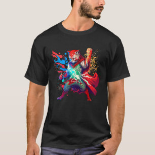 T-shirt Chat sorcier Chat magicien Kitty Kitten Baguette m